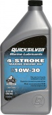 QuickSilver 4-stroke Outboard SAE10W-30 (1л) Масло моторное для 4х тактного двигателя (минеральное) от магазина Клуб Велход